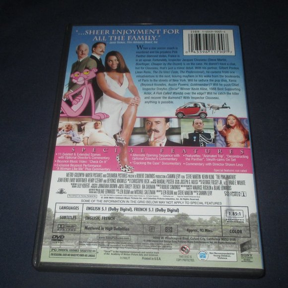The Pink Panther Special Edition (DVD, 2005, Canadian) - Picture 3 of 3